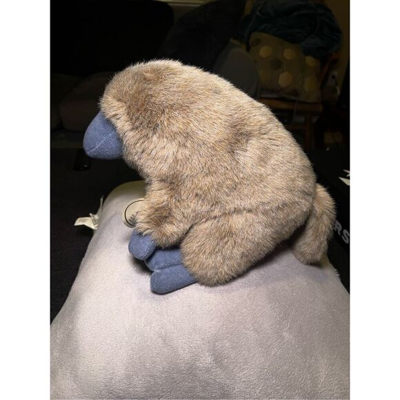 New Anico International Soft Blue Eyes 10” Platypus Plush Stuffed Animal - Picture 9 of 16